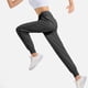 thumbnail image 4 of Pantalones deportivos de cintura alta para mujer, pantalones deportivos con cordón y bolsillos, 4 of 6