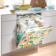 thumbnail image 2 of Yayeee Magnetic Dishwasher Cover for The Front Decoration Home Kitchen Machine Sticker Protector, Retro Pink Floral, 2 of 6