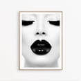 thumbnail image 3 of Fashion Print Black and White Fashion Photography Makeup Vanity Decor Fashion Wall Art Make Up Print Makeup Poster Print Lips Print,Dining Room Wall Decor Ideas, Art Deco Frameless 12x16inch, 3 of 5