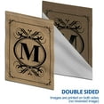 thumbnail image 6 of ANLEY Classic Monogram Letter M Garden Flag, Double Sided Family Last Name Initial Yard Flags 18 x 12.5 Inch, 6 of 6