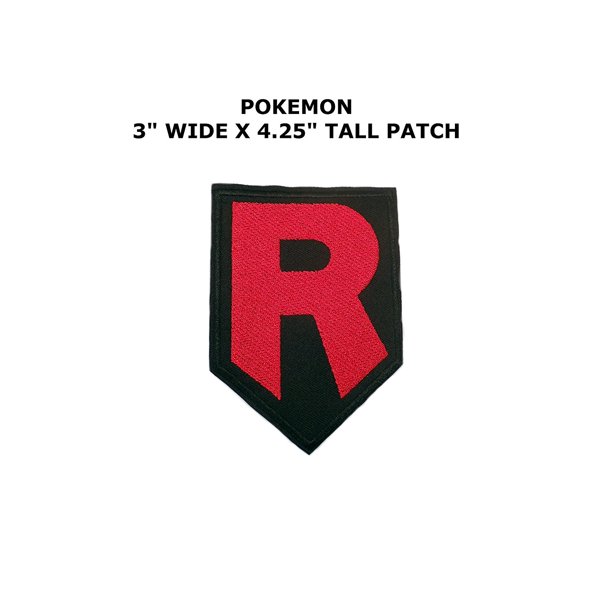 athena pokemon go team rocket r 4 logo embroidered iron sew on applique patch walmart com walmart com athena pokemon go team rocket r 4 logo embroidered iron sew on applique patch