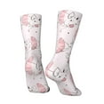 thumbnail image 3 of Goofa Cute Piggy Ballerina Printed Men's Crew Socks, Soft Durable Breathable Moisture-Wicking with Odor Control Cotton socks, 3 of 9