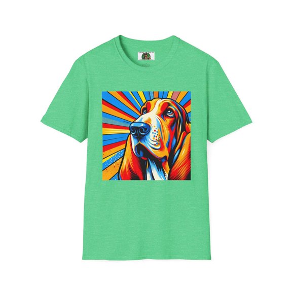 Basset Hounds PopArt5 Unisex Softstyle T-Shirt