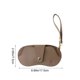 thumbnail image 3 of Estuche portátil colgante para gafas de sol con correa para la muñeca – Estuche para gafas de piel sintética con cierre a presión, soporte protector para gafas de sol y de lectura, ideal para, 3 of 6