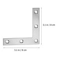 thumbnail image 4 of Miangastore Heavy Duty Right Angle Bracket Stainless Steel 20Pcs 3.14X3.14X0.04In, 4 of 8