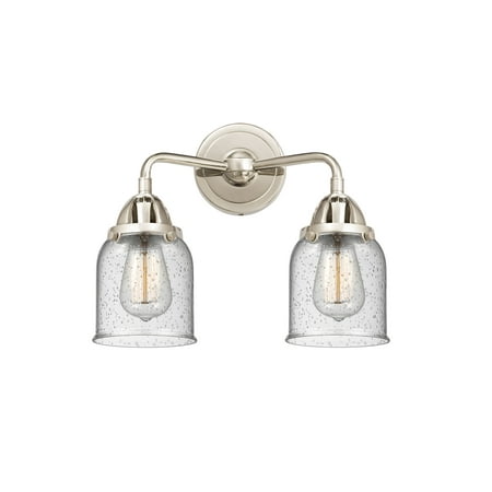 

Innovations Lighting 288-2W-13-13 Bell Vanity Bell 2 Light 13 Wide Vanity Light - Nickel