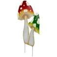 thumbnail image 3 of Northlight Double Mushrooms Outdoor Garden Stake - 16" - Red and Green, 3 of 7