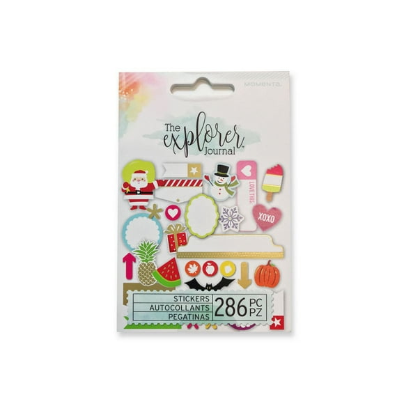 Momenta Inc Explorer Journal Mini Stickers All Thru The Year