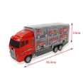 thumbnail image 3 of Transportador de coches de juguete Carrier Truck con 6 coches de metal para niños, 3 of 4