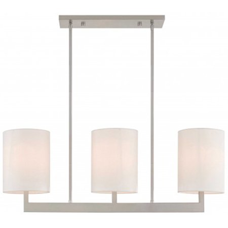 

Livex Lighting Hayworth 3 Light Linear Chandelier