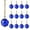 Black, variant on Dalrosia Crystal Glass Christmas Balls Ornaments, 0.87" Mini Prism Ball Xmas Tree Decorations, Hanging Ornament Clearance for Wedding Party Home Decor
