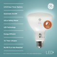 thumbnail image 2 of Bombilla LED GE LED+ Timer BR30 de 8 W, color blanco suave (1 paquete), 2 of 9