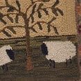 thumbnail image 3 of Park Designs Willow & Sheep hooked 18 Pillow Cover, 3 of 5