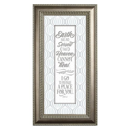 The James Lawrence Company Earth Has No Sorrow Framed Textual Art Walmart Com Walmart Com