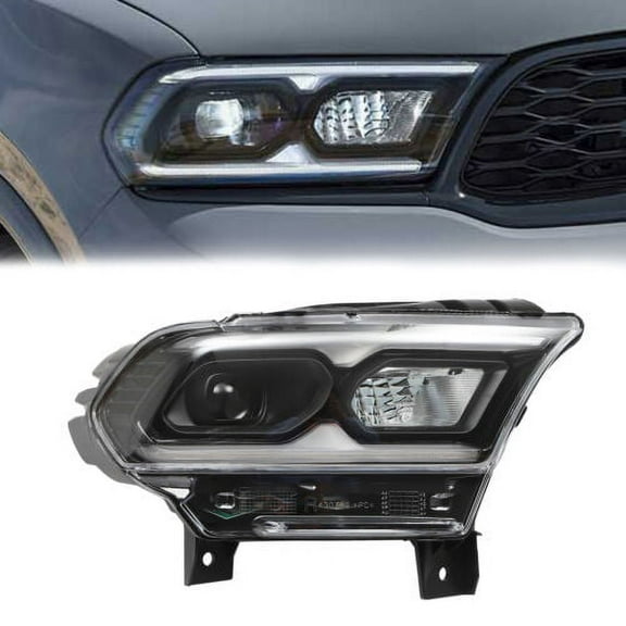 RH Right LED Headlight For 2021 22 2023 Dodge Durango Headlamp Passenger Side