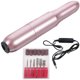 thumbnail image 2 of Mini pulidora de uñas con carga USB, estilo bolígrafo (oro rosa, 1 pulidora de uñas, 1 cabezal de pulido de cerámica de color aleatorio, 1 caja de cabezales de pulido), 2 of 5