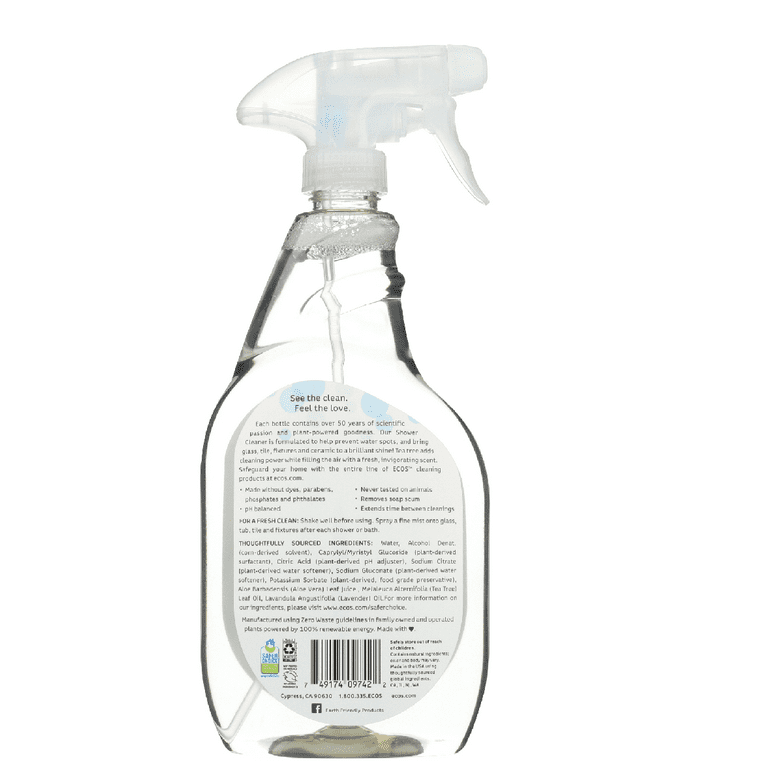 ECOS Bathroom and Shower Cleaner with Tea Tree -- 22 fl oz - Vitacost
