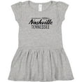 thumbnail image 3 of Inktastic From Nashville, Tennessee- State Capital Distressed Text Girls Toddler Dress, 3 of 5