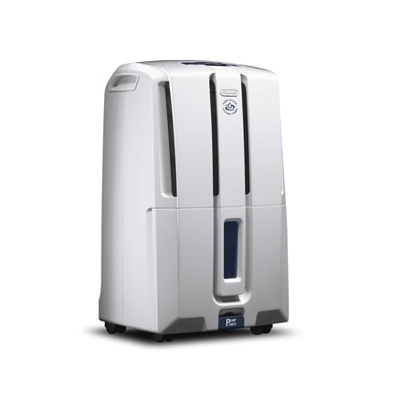 De'Longhi 45 Pint Dehumidifier 24-Hour On/Off Timer, Energy Star 2.0, DDX45E, White