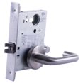 thumbnail image 2 of Schlage L9010 03B 626 Grade 1 Passage Latch Mortise Lock 03 Lever B Rose Satin Chrome Finish Field Reversible, 2 of 2