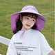 thumbnail image 5 of 2 piezas de sombrero para el sol para niños con solapa para el cuello, unisex, ajustable, de ala ancha, con protección solar para el verano, 5 of 5