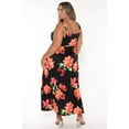 thumbnail image 4 of Plus Size Charva Floral Maxi Dress -Black, 4 of 6