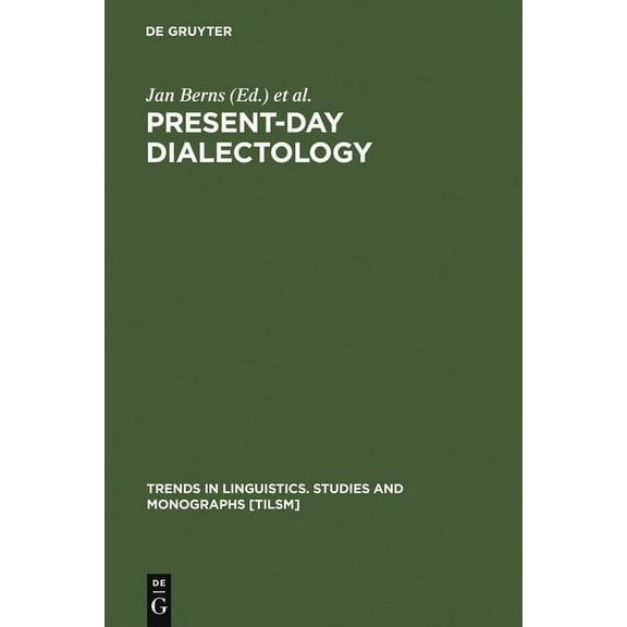 Trends in Linguistics. Studies and Monog Present-day Dialectology, Book 137, (Hardcover)