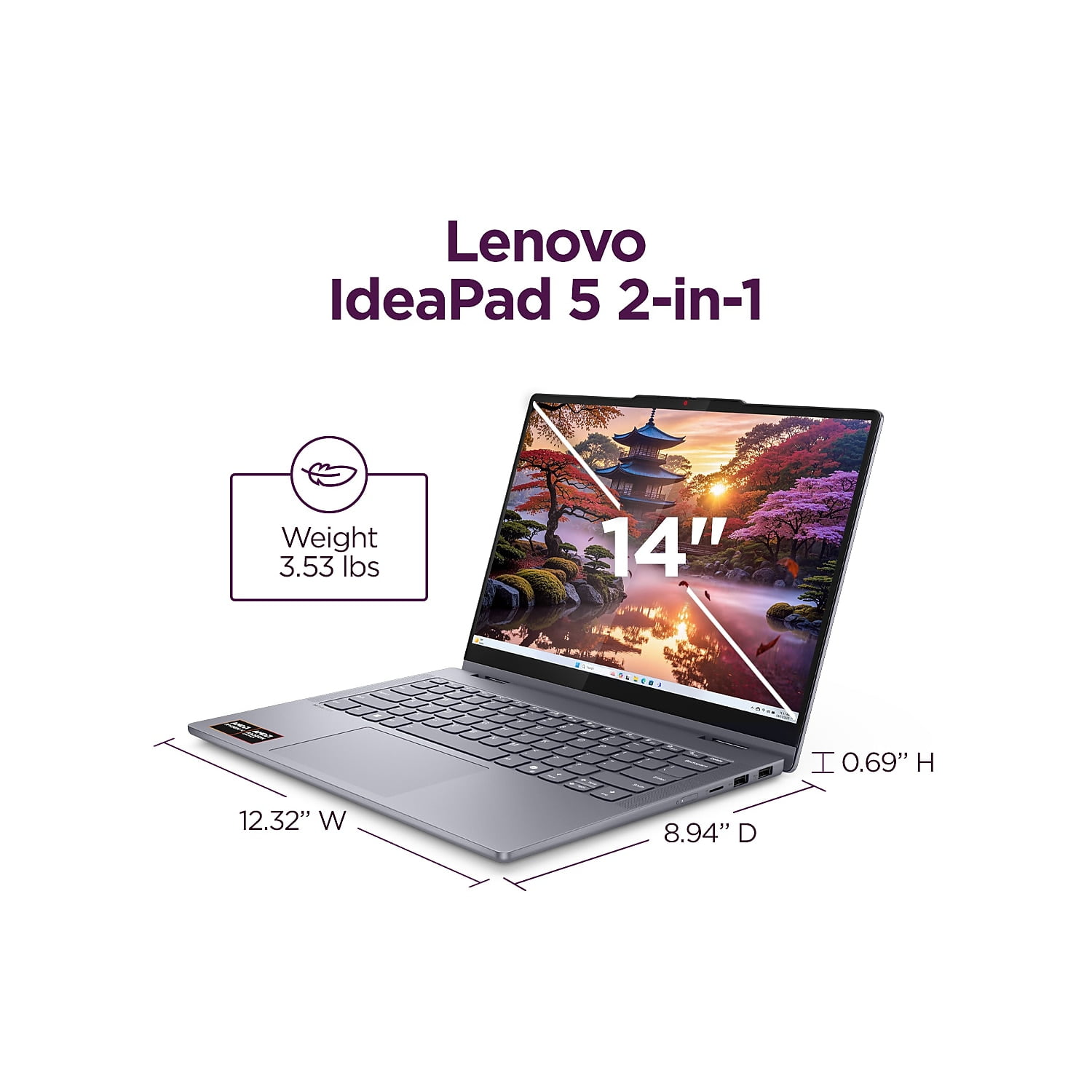 新品未使用 Lenovo IdeaPad 4G-14Q8C05 82KE Lenovo IdeaPad 4G 14Q8C05 Notebook PC - Qualcomm Snapdragon 8c