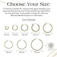 thumbnail image 5 of MAZZERI 14k Gold Hoop Earrings For Women and Men - Hypoallergenic, Gold Hoop Earrings 14k Real Gold - Solid 14 Karat Gold Hoop Earrings (40mm), 5 of 6