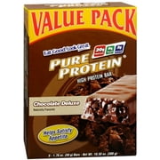 Pure Protein High Protein Bars 6 Pack Chocolate Deluxe 6 Each (Pack of 4)