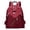 Red, variant on 12.6Inch Korean Fashion Cloth Women Backpacks,Lightweight Water-Resistant Rucksack for College, Work, Travel, Everyday Use