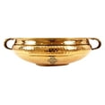 thumbnail image 2 of Indian Art Villa Brass Decorative Urli Bowl for Home Decor Bowl for Floating Flowers and Tea Light Candles, 12-Inch Diameter, 2 of 4