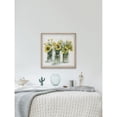 thumbnail image 4 of Sunflowers Wall Art Print Framed, 18x18 Inch Coastal Home Decor, Abstract Digital Painting for Living Room, 4 of 6