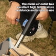 thumbnail image 2 of Hand Crank BBQ Campfire Air Blower Portable Manual BBQ Fan, 2 of 7