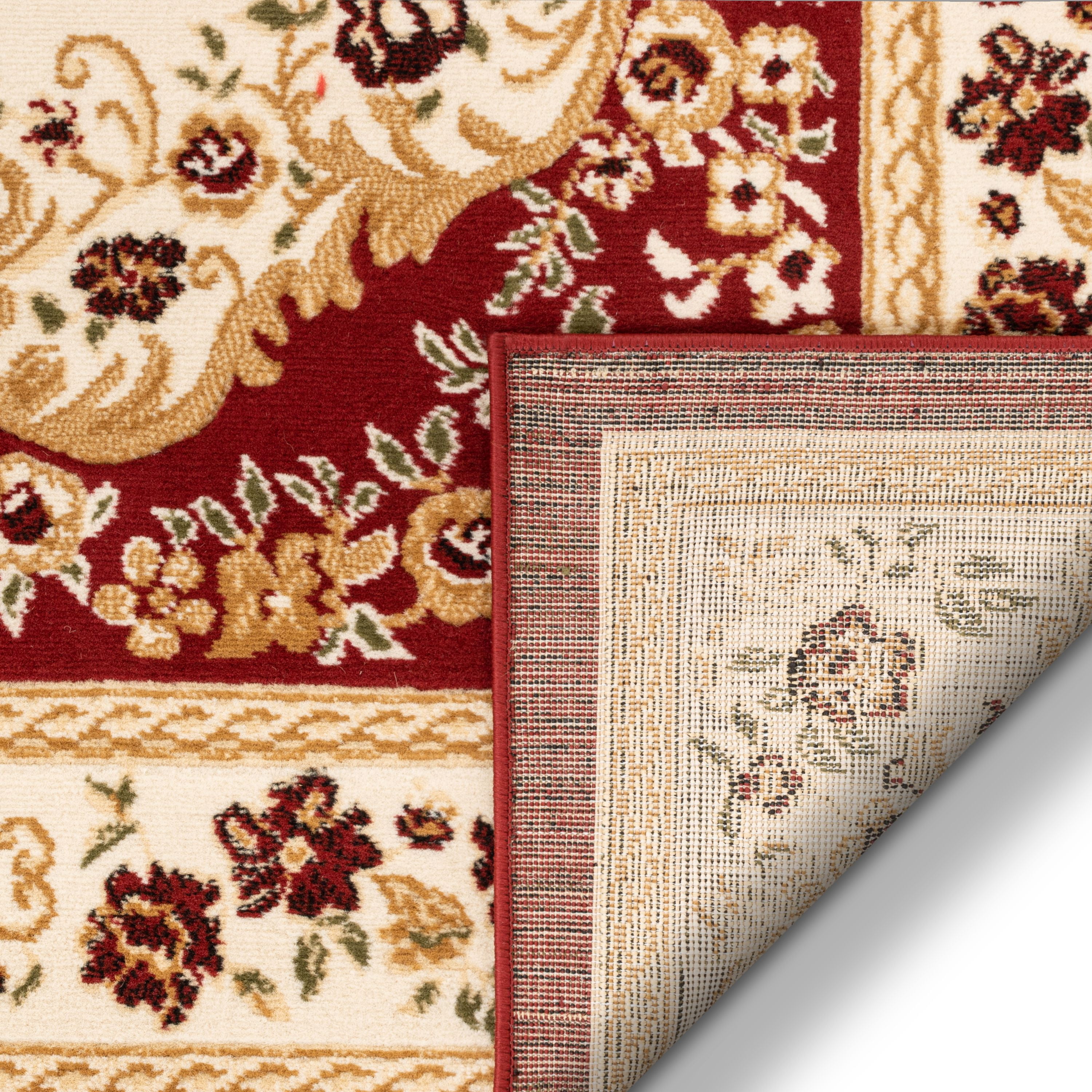 Well Woven Dulcet Oriental Contemporary Damask French Area Rugs, Beige
