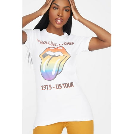 søvn For det andet ecstasy Urban Planet Women's The Rolling Stones US Tour Graphic Boyfriend T-Shirt |  Walmart Canada