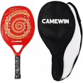 thumbnail image 2 of Raquetas de tenis de playa Camewin 400601 rojas y naranjas, paquete de 2, 2 of 5
