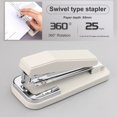 thumbnail image 3 of Office Stapler 360 Degree Rotatable Strong Sturdy Construction 25 Sheets Stapler Binding Machine Home Supplies, 3 of 4