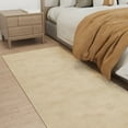 thumbnail image 6 of Ottomanson Plush Runner Rug 2'7" x 9' – Soft Non-Slip Indoor Runner, Beige, 6 of 9