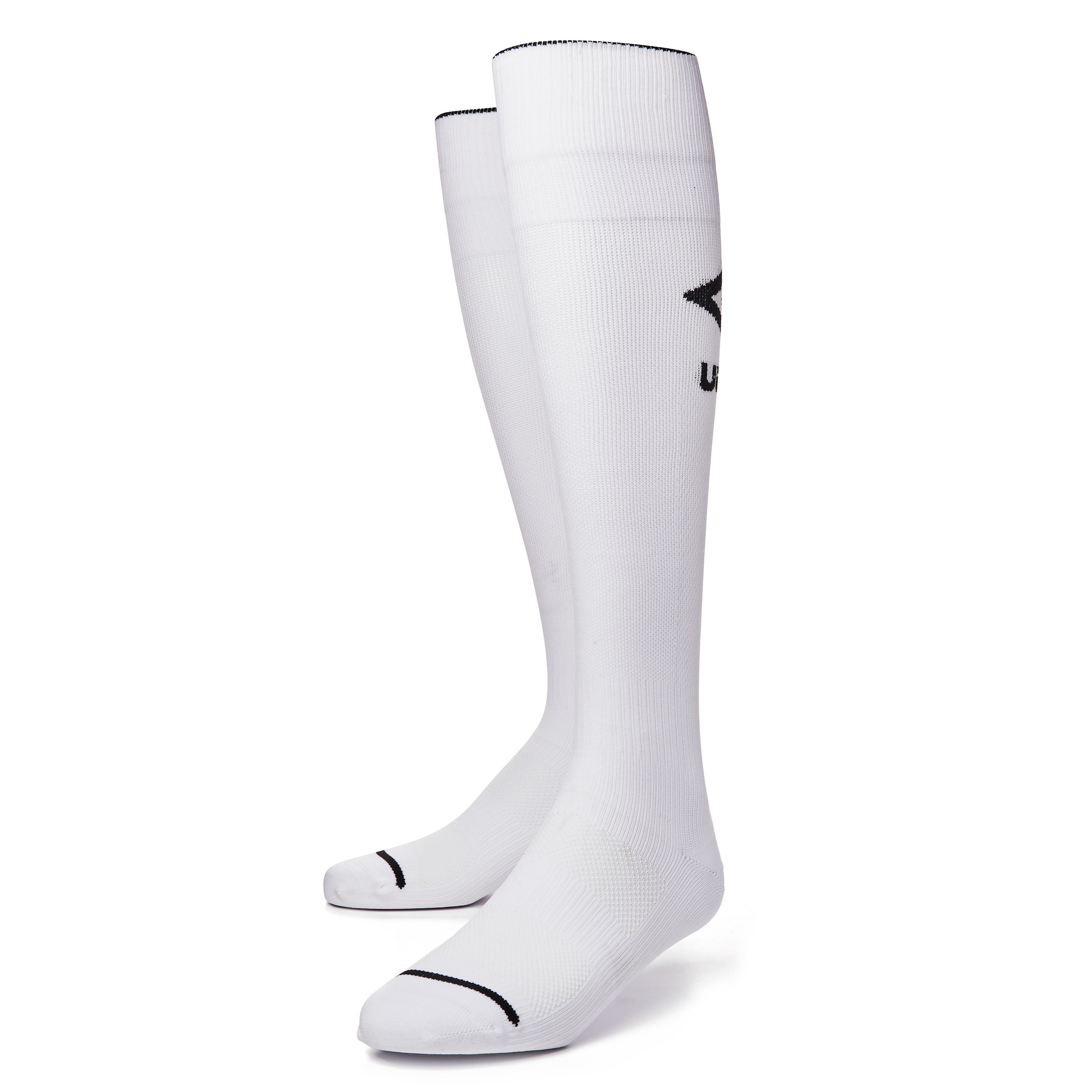 Umbro Solid Print Knee-High Moisture Wicking Seamless Athletic Compression Socks (Big Girls or Little Girls or Big Boys or Little Boys) 1 Pack