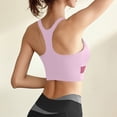 thumbnail image 3 of Yuyuzo Sports Bras for Women Wireless Full Coverage Colorblock Seamless Racerback Push up Workout Tank Tops, 3 of 3