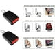 thumbnail image 3 of ZHAOCHENG Extensor de cinturón de seguridad para coche, 2 uds., hebilla para cinturón de seguridad, para protección adicional, color blanco, 3 of 5