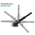thumbnail image 3 of Soporte GPS con ventosa 1Zero para Garmin con brazo de extensión rápida, 3 of 9