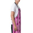 thumbnail image 3 of Pofeuu Tulips Flowers Print Waterproof Apron with Pockets Adjustable Cooking Aprons Kitchen Bib for Baking Household Cleaning, 3 of 8