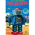 thumbnail image 2 of Retrobot 17x24 Black Ornate Wood Framed with Double Matting Museum Art Print Titled - X-27 Explorer, 2 of 4