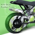 thumbnail image 6 of Xssm 24V Electric Mini Motorcycle, 250W Powered Ride on Dirt Bike, Twist Grip Throttle, Off-Road Motocross for Kids Teen, Green, 6 of 8