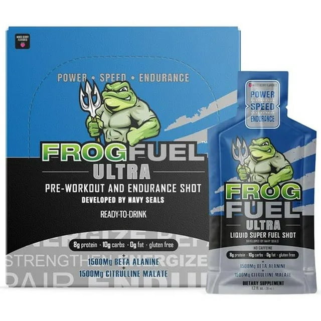 FROGFUEL | Ultra Pre Entreno + Proteina Liquida 24 Shots