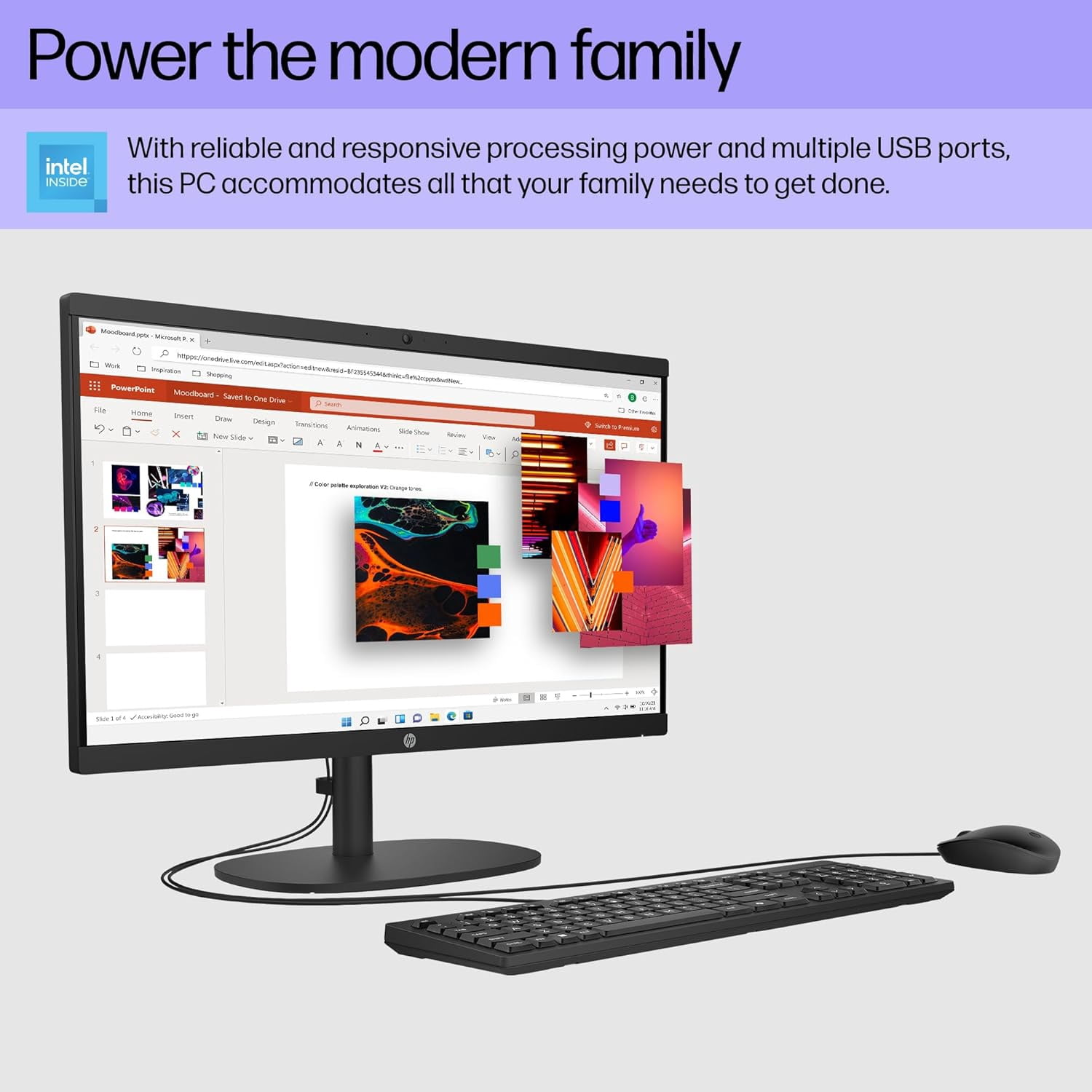 HP 22-dg0000i 22-dg0340 All-in-One Computer - Intel N-Series N200 - 8 GB - 512 GB SSD - 21.5" Full HD - Desktop - Jet Black - Intel Chip - 1920 x 1080 - Windows 11 Home - Intel UHD Graphics DDR5 SD...
