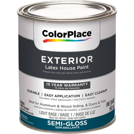 Colorplace Cp Light Base Semigloss Ext Paint Qt
