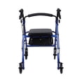 thumbnail image 5 of McKesson Rollator Walker with Seat and Wheels - Blue, 300 lbs Capacity, 1 Ct, 5 of 6